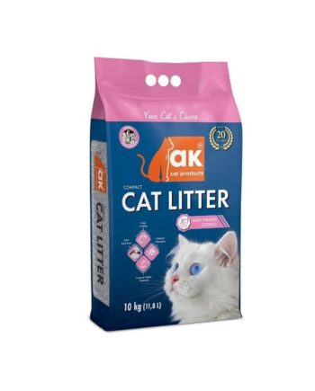 Ak Kompakt Klumpende Kattegrus Med Babypudderduft 10kg