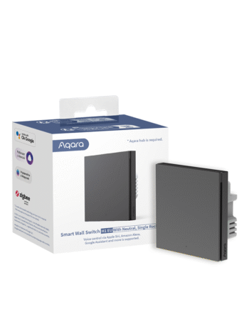 Aqara Smart Wall Switch H1  With Neutral  Single Rocker Grey