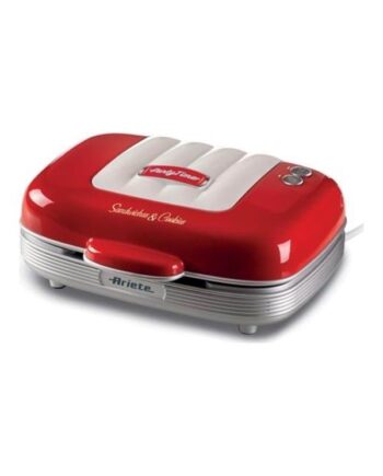 Ariete Brødrister Party Time  -in-  Sandwich   Cookies Red