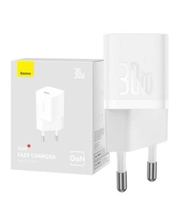 Baseus Mini Wall Charger  Gan5 30w  White