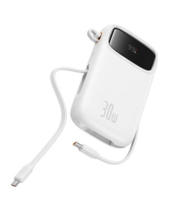 Baseus Qpow2 Powerbank Hvid 10000 Mah