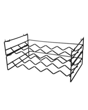 Bastian Wine Rack Bacchus   Pieces Black Lacquer Metal