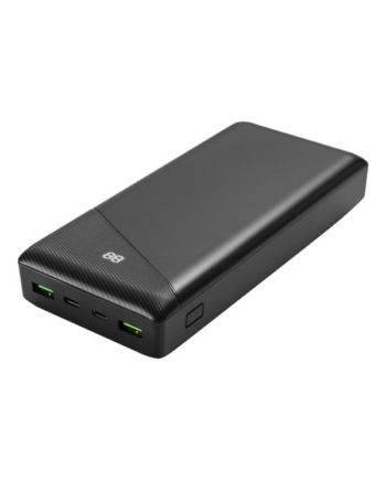 Deltaco Power Bank 30000 Mah     18   111 Wh 2x Powerbank Sort 30 Wh