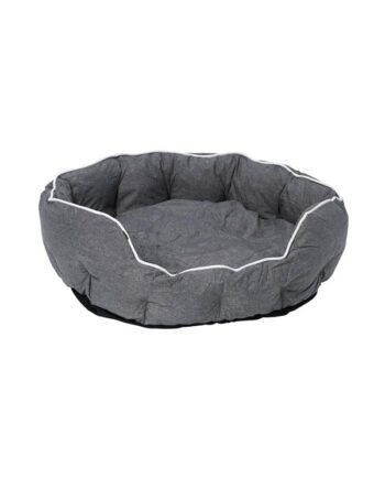 Dogman Bed Buddy Oval Grey   70x55x23cm