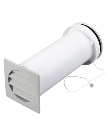 Duka Teleskopventil Type 400  ø105 Mm  Grå