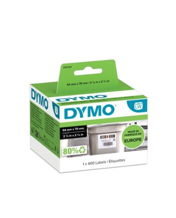 Dymo Labelwriter Lagerrotationsetiketter   70mm   54mm     Rulle   400 Stk