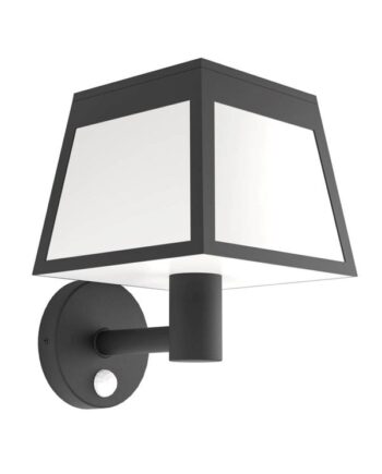 Eglo Altilia Solcelle Væg   Sensor Sort Hvid