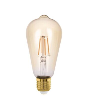Eglo Connect-  Smart Led St64   9w 2200k E27 Amber