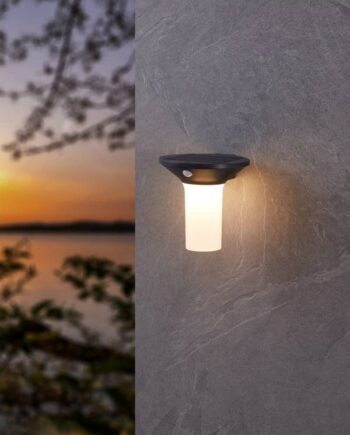 Eglo Corbezzola Solcelle Væg   Sensor 400lm 1500mah Ip44 Grafit