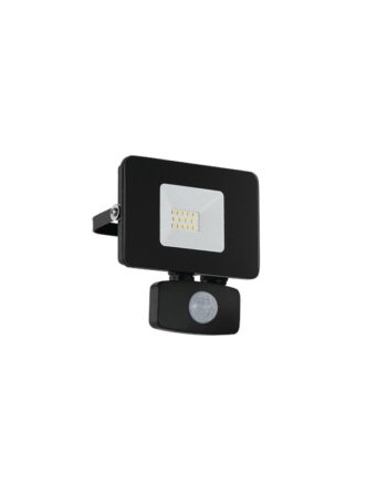 Eglo Faedo   Udendørs Væglampe Med Sensor  Led 10w  5000k  Sort