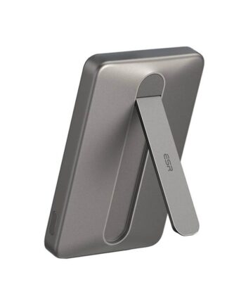 Esr Magnetic Powerbank 5000mah Qi2 With Stand  Sand  Powerbank 5000 Mah