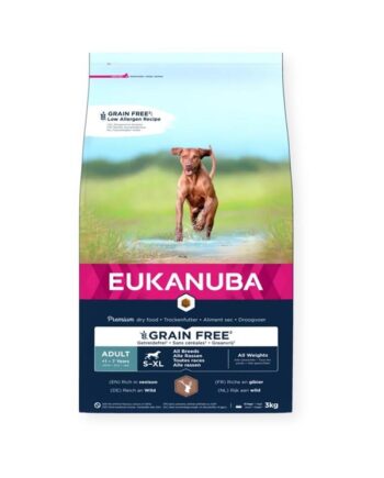 Eukanuba Grain Free Adult All Breeds Venison 3kg