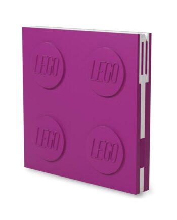 Euromic Lego Stationery Locking Note Book Violet With Gel Pen