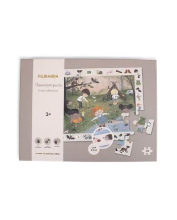 Filibabba Observationspuslespil  På Eventyr   Skoven