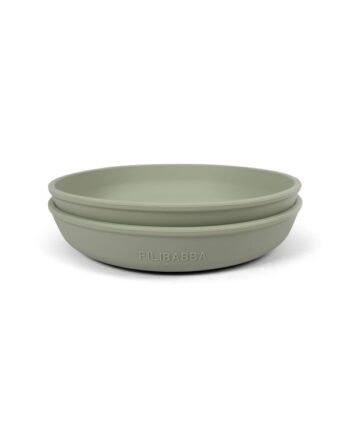 Filibabba Silicone Plate  -pack Green