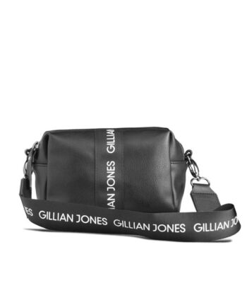 Gillian Jones Natascha Makeup Purse In Black Pu Leather
