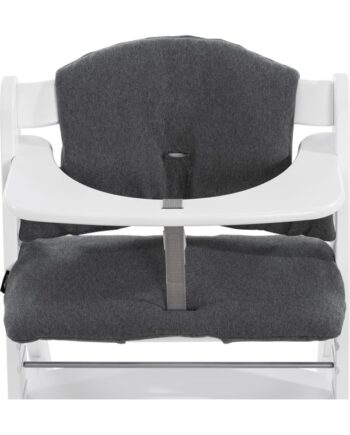 Hauck Select Højstolspude Jersey Charcoal