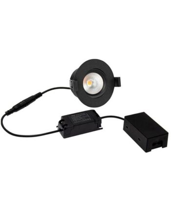 Hilux D3 Tilt360 Full Spectrum Led Indbygningsspot Ra97 3000k Sort