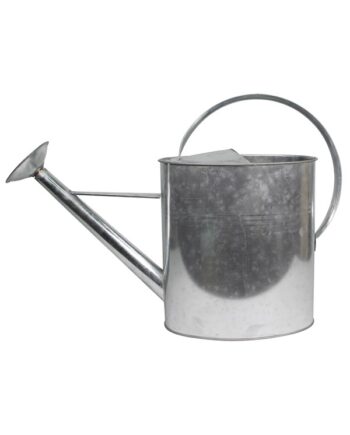 Home It Watering Can With Spreader 10 Liters Galvanized