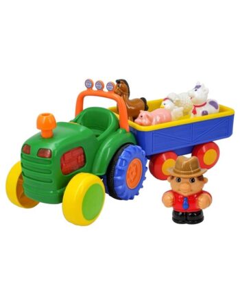 Kiddieland Farm Tractor With Trailer