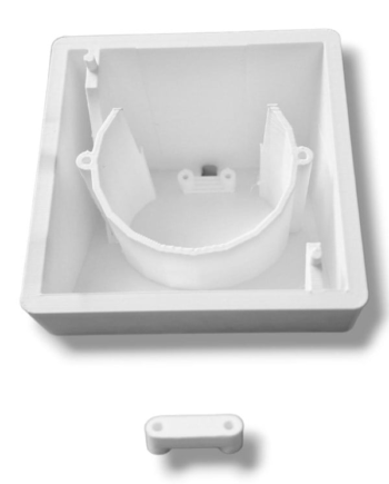 Light Solutions Shelly Wall Display Bordstander 35 Grader Hvid