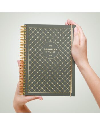 Mayland Studie Organizer   Notes A5 Ugekalender Grøn 2025 2026