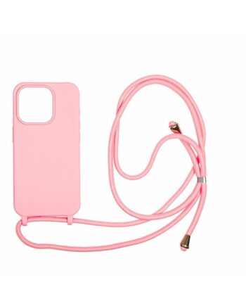 Mobile Origin Lanyard Case Pink Iphone 15 Pro