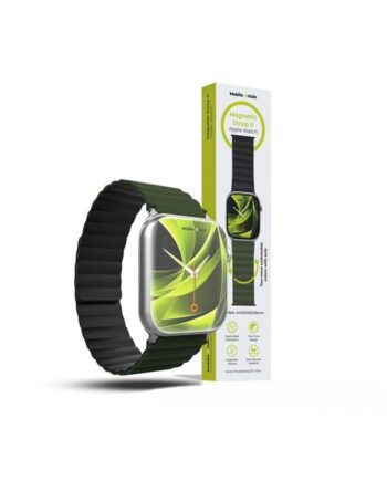 Mobile Origin Magnetic Watch Strap Ii Green Black Apple Watch 49mm 46mm 45mm 44mm