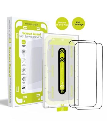 Mobile Origin Screen Guard With Easy Applicator   Pack Iphone 16 Pro Max