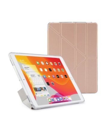 Pipetto Ipad 10   Quot  Metallic Origami Case With Tpu Back Rose Gold