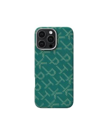 Pitaka Tactile Woven Case Ptk Green Gold Iphone 16 Pro