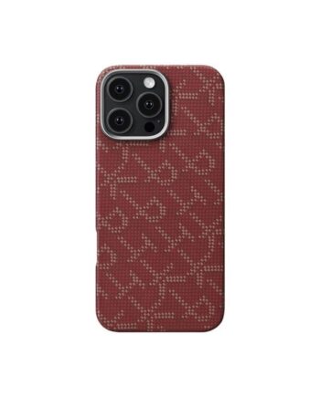 Pitaka Tactile Woven Case Ptk Red Gold Iphone 16 Pro Max