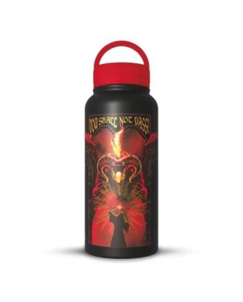 Pyramid Lord Of The Rings  Rage Of The Balrog  Metal Flask Vandflaske