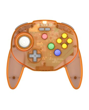 Retro-bit Tribute 64 Wireless  Orange Hawk  Wireless Controller Nintendo 64