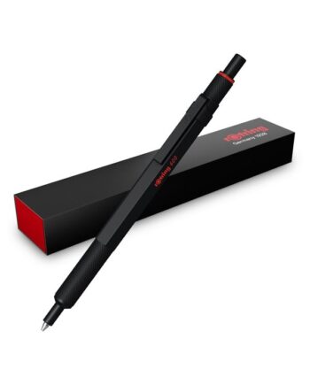 Rotring Rotring 600 Gel Pen     55 Mm   Sort Blæk   Sort Metal Krop   Skridsikkert Rillet Greb   Sekskantet Skaft   Genopfyldelig