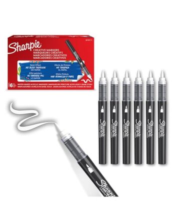 Sharpie Creative Akryl Paint Marker    Penselspids   Hvid     Stk