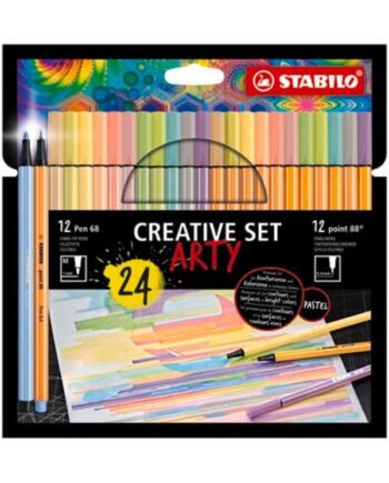 Stabilo  Pen 68 88 Arty   Sæt Med 24 Penne   12 Farver