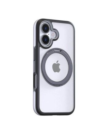 Torras Ostand   Fusion Case For Iphone 16  Black