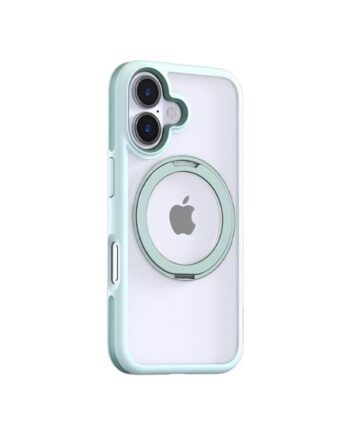 Torras Ostand   Fusion Case For Iphone 16  Green
