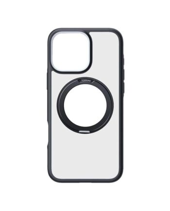 Torras Ostand   Fusion Case For Iphone 16 Pro Max  Black