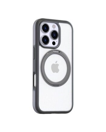 Torras Ostand   Fusion Case For Iphone 16 Pro Max  Gray