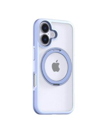 Torras Ostand   Fusion Series Case For Iphone 16  Light Blue
