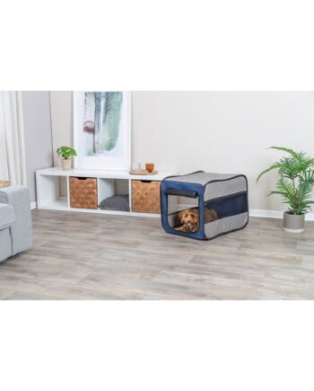 Trixie Hundebur Twister Foldbar Polyester Pop-up Transportbur Lille 45x45x64cm
