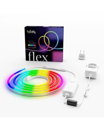 Twinkly Flex App-controlled Rgb Led Neon Tube    Meters  White Wire
