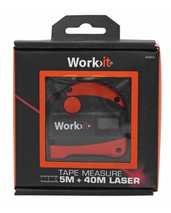Work It Tape Measure With Laser 40 Meter