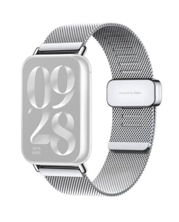Xiaomi Smart Band   Pro   Pro Milanese Quick Release Strap Silver